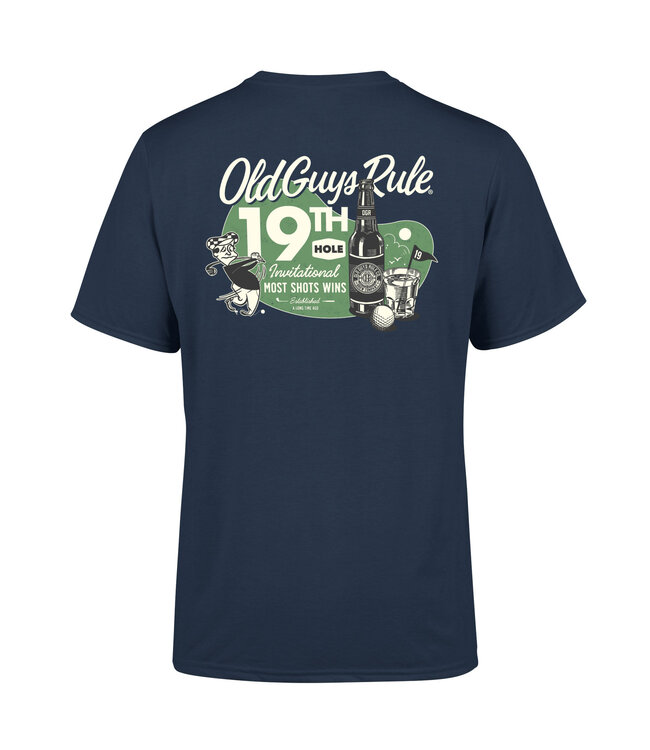 Old Guys Rule T-shirt "19th Hole Invitational"