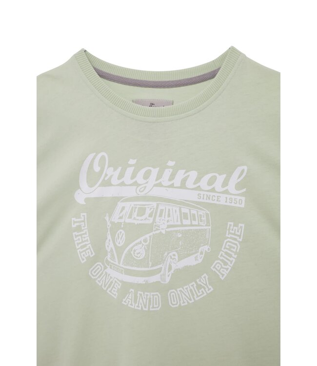 Van One Classic Cars Heren t-shirt Original Ride Light Green