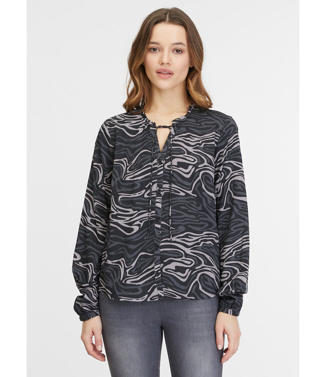 Ragwear The First Vegan Streetwear Dames ione print top