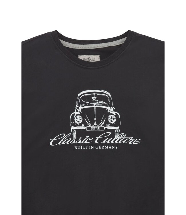 Van One Classic Cars heren t-shirt Classic Beetle Culture black