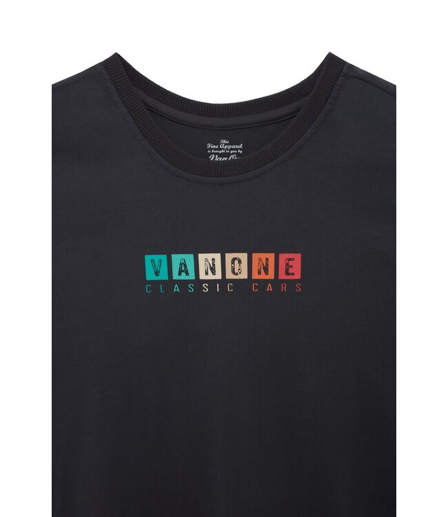 Van One Classic Cars Heren t-shirt Retrostripes black