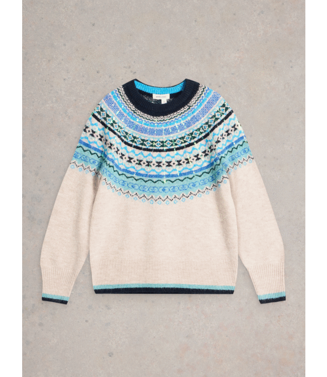 White Stuff Dames trui frosted fairsle