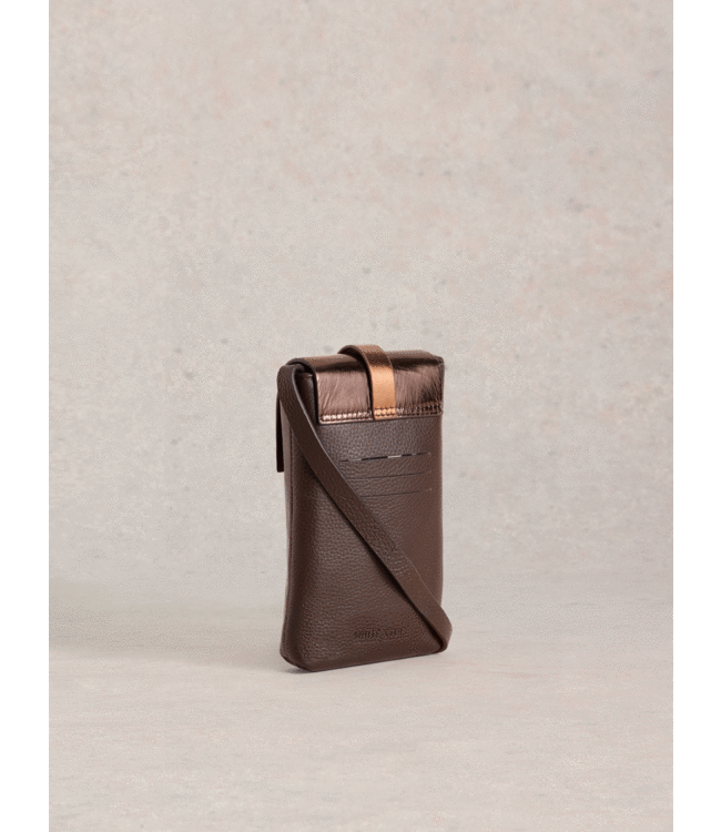 White Stuff Dames tasje phone bag ECHT LEDER!