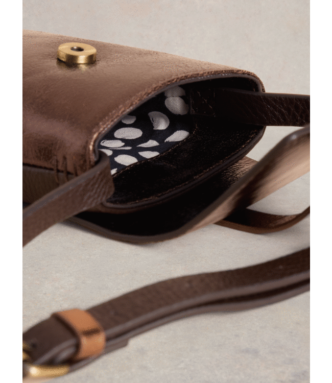 White Stuff Dames tasje phone bag ECHT LEDER!