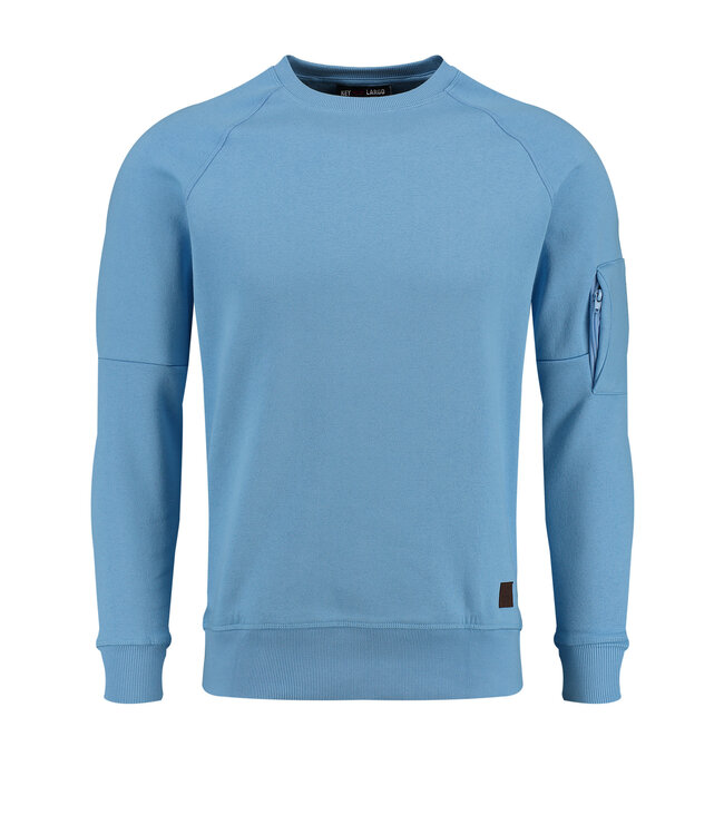 Key Largo Heren sweatshirt  ronde nek Water Blue