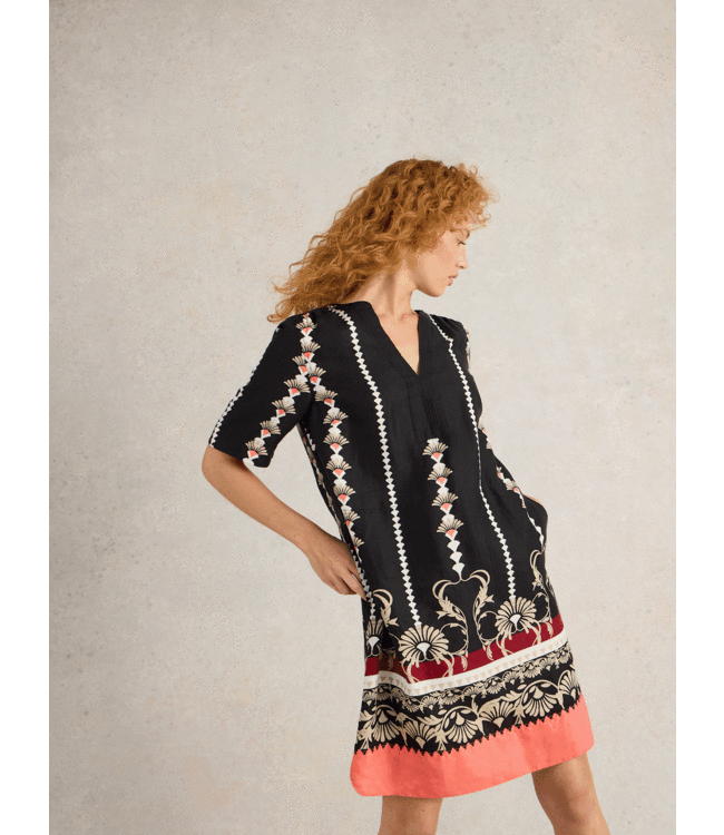 White Stuff linnen jurk in 2 kleuren