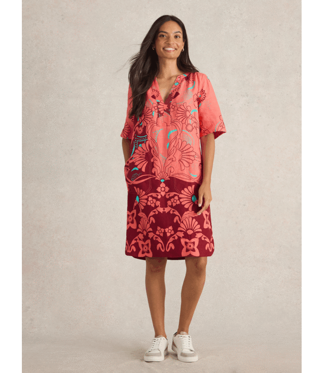 White Stuff linnen jurk in 2 kleuren