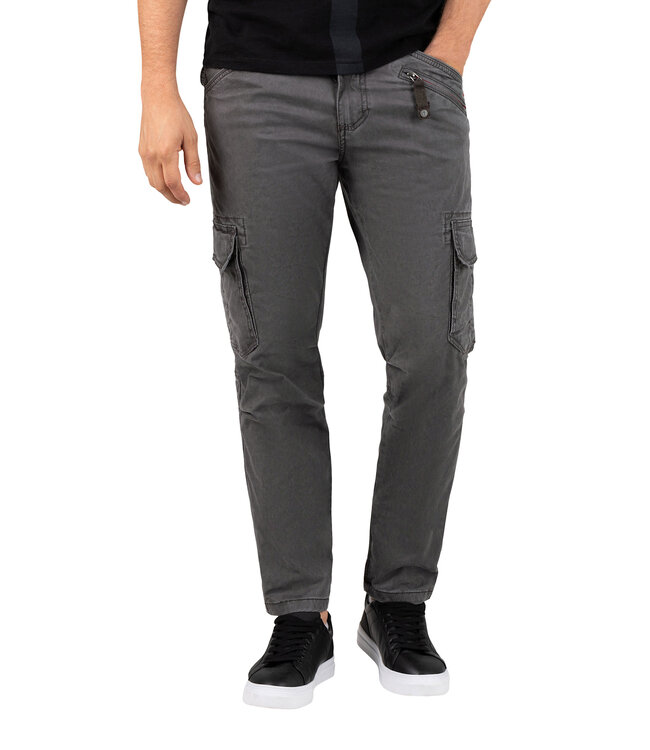 Timezone Timezone heren cargo broek grijs