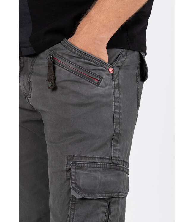 Timezone Timezone heren cargo broek BENTZ charcoal grey