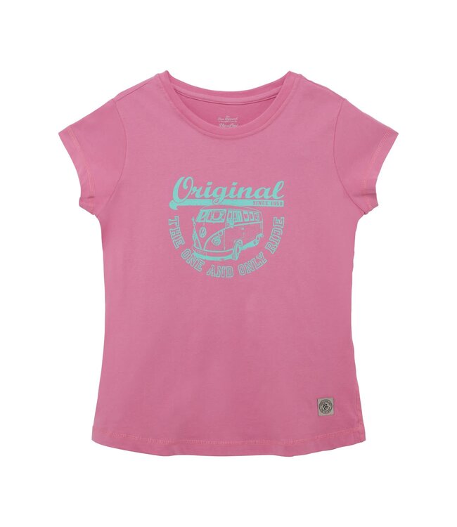 Van One Classic Cars Van One dames t-shirt ORIGINAL RIDE pink