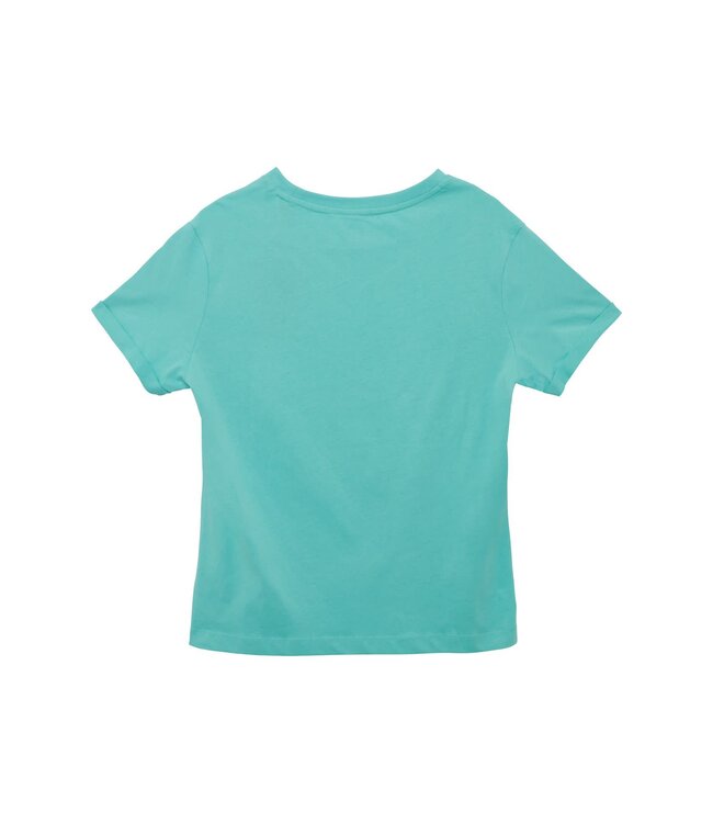 Van One Classic Cars Dames t-shirt WE ARE FAMILY  pool blue