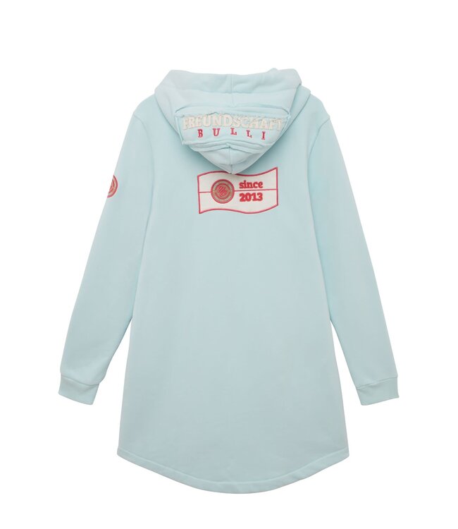 Van One Classic Cars dames lange hoodie FREUNDSCHAFT hellblau