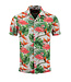 Key Largo Key Largo korte mouw blouse Flamingo wit