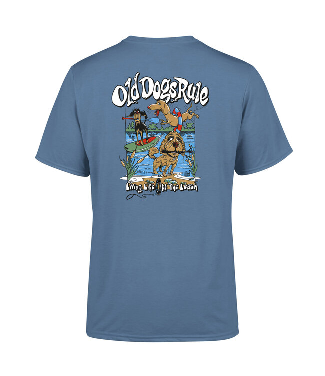 Old Guys Rule heren t-shirt "OLD DOGS RULE III"