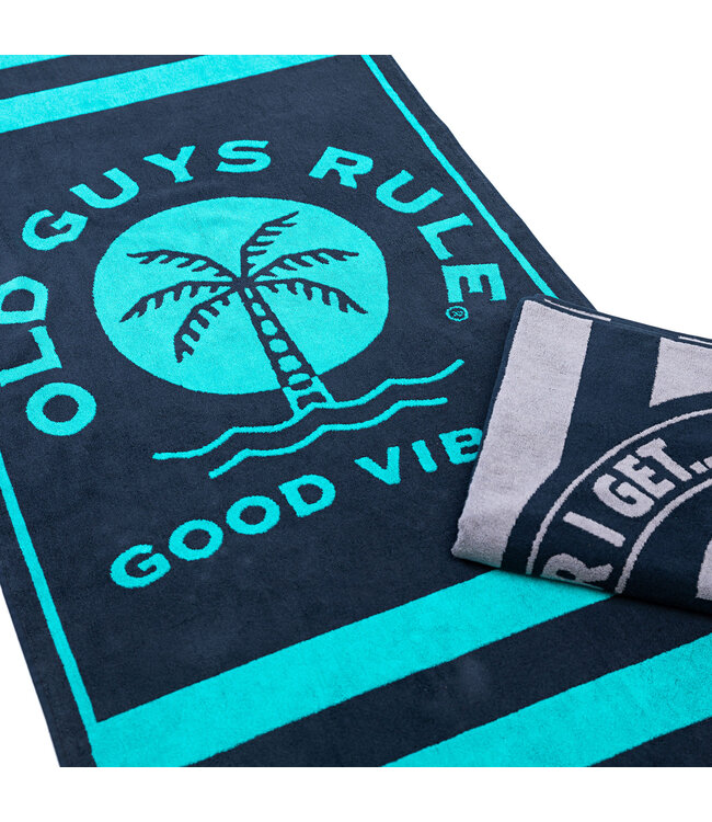 Old Guys Rule Old Guys Rule Beach towel
