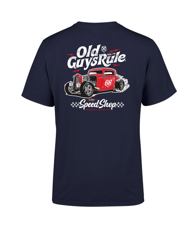 Old Guys Rule "Speed Shop" in de kleur blauw