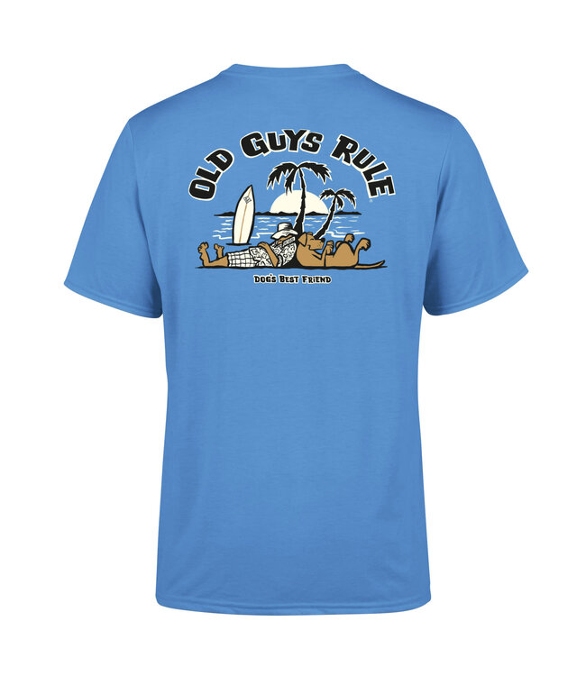 Old Guys Rule Old Guys Rule heren t-shirt "Dogs Best Friend II" Iris