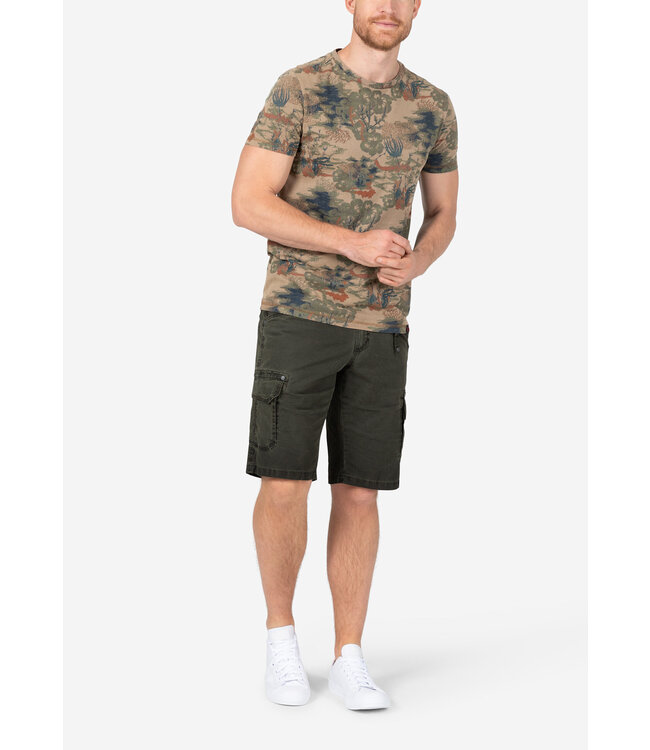 Timezone Heren t-shirt vintage Print t-shirt