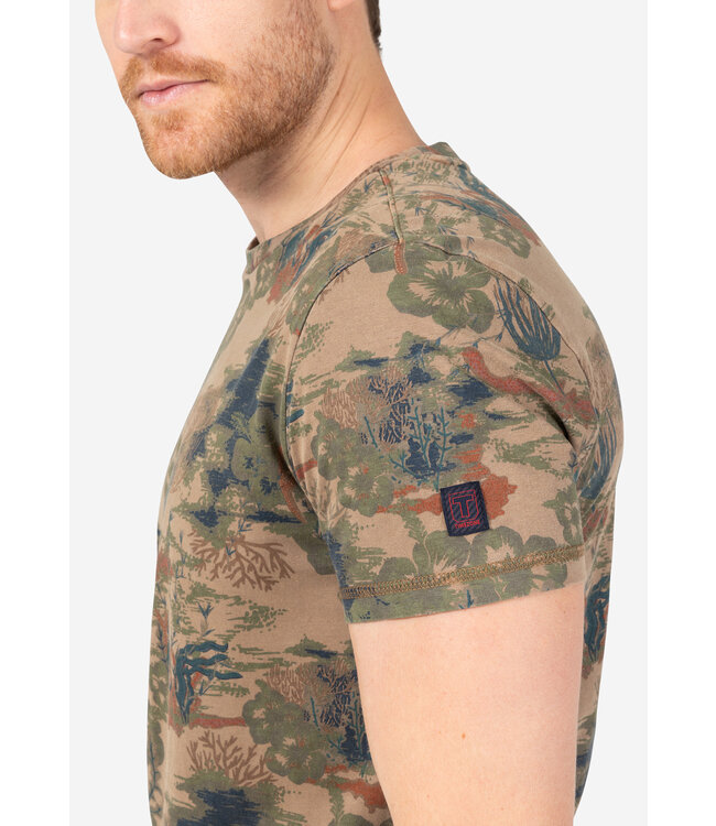 Timezone Heren t-shirt vintage Print t-shirt