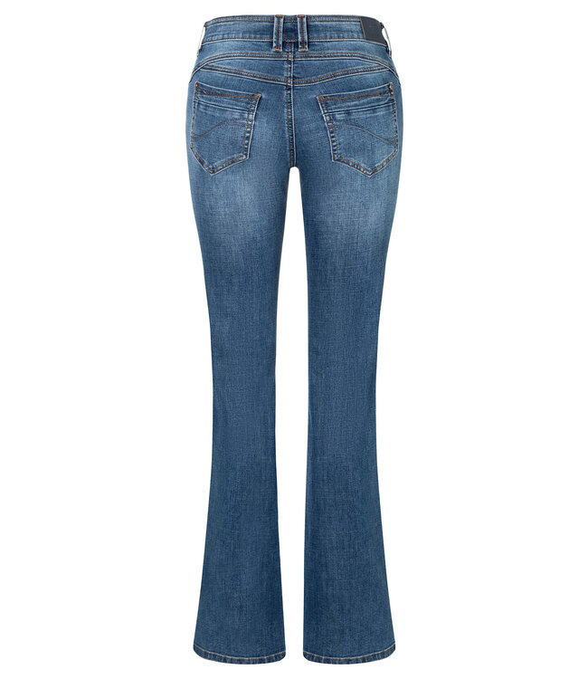 Timezone Dames spijkerbroek LISA mid blue wash