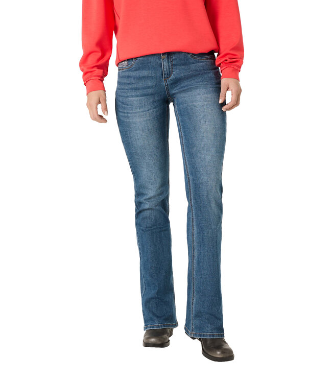 Timezone Timezone dames spijkerbroek LISA mid blue wash