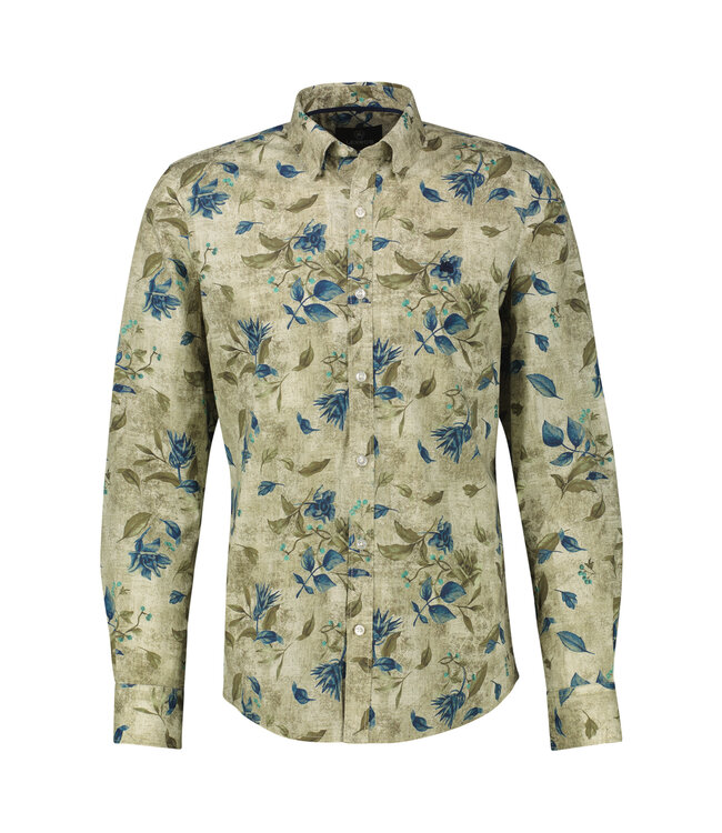 Lerros Heren overhemd groen