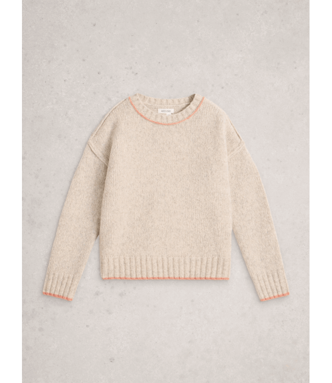 White Stuff Dames trui Jutine naturel