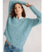 White Stuff White Stuff dames trui texture V-hals blue