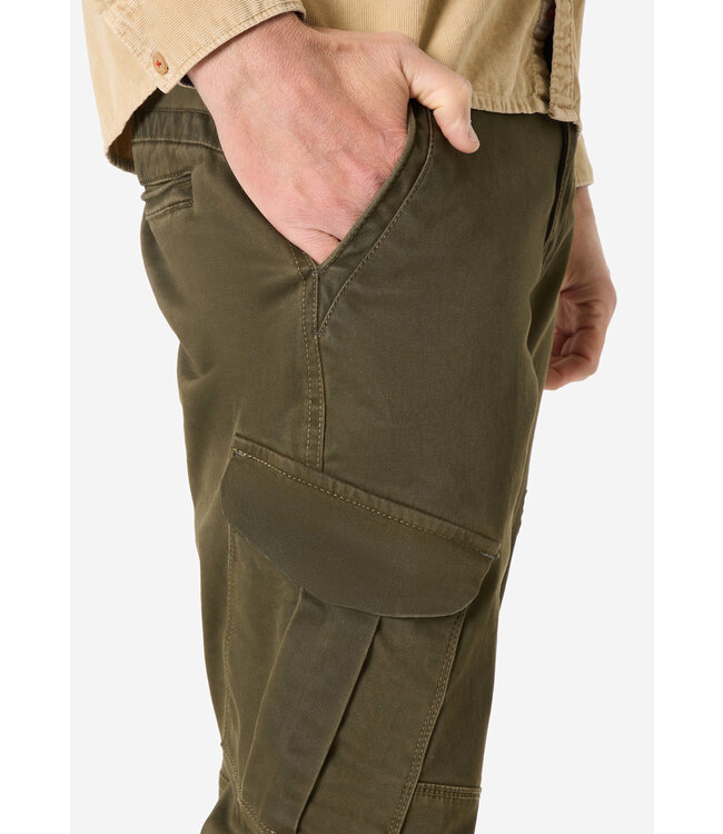 Timezone Heren cargobroek NIKLAS washed .olive