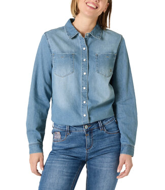 Timezone Timezone dames spijkerblouse fit denim