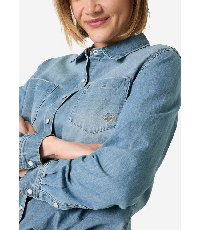 Timezone Dames spijkerblouse fit denim
