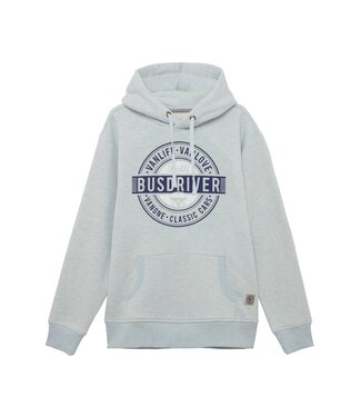 Van One Classic Cars Van One heren hoodie BUSDRIVER glacier blue