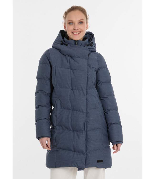 Ragwear The First Vegan Streetwear Ragqwear dames winterjas pavla indigo blue