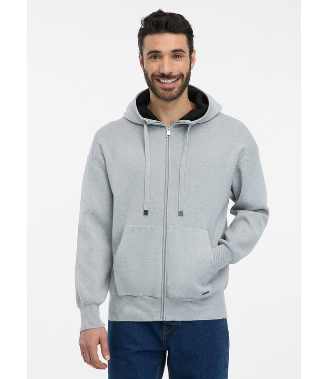 Ragwear The First Vegan Streetwear Ragwear heren vest met capuchon raggan zip grey