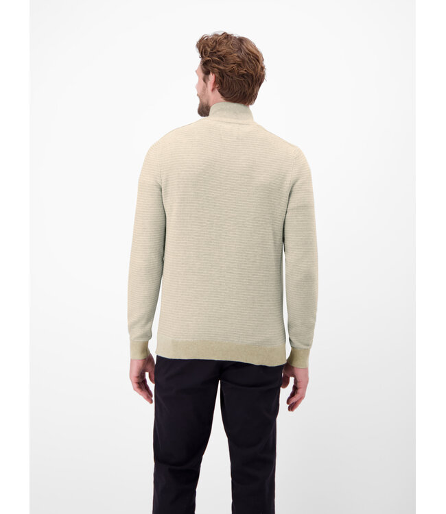 Lerros Heren gebreide met borstzakje troyerkraag