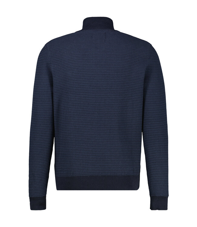 Lerros Heren gebreide met borstzakje troyerkraag