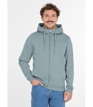 Ragwear The First Vegan Streetwear Ragwear heren vest met capuchon brozzy stone blue