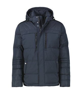 Lerros Lerros heren winterjas blue night Lerros Lerros heren winterjas blue night