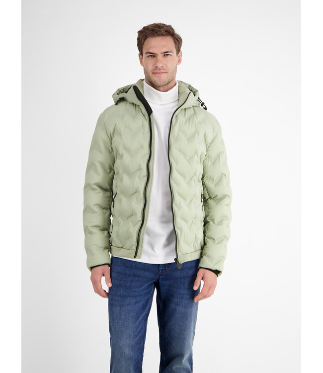 Lerros Lerros heren winterjas bleached olive