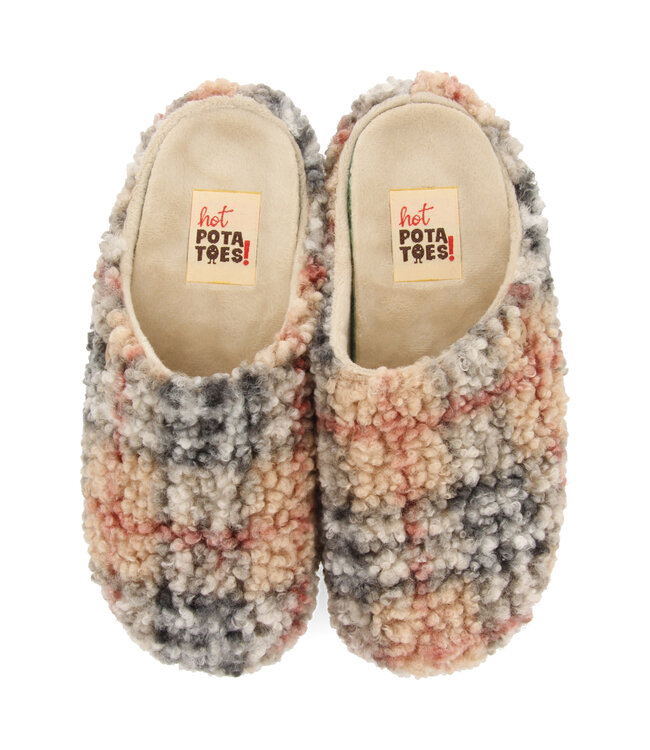 Hot Potatoes Dames slof beige