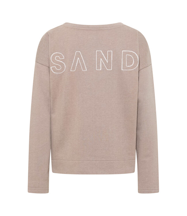 Elbsand Dames sweatshirt arvid silver sand melange