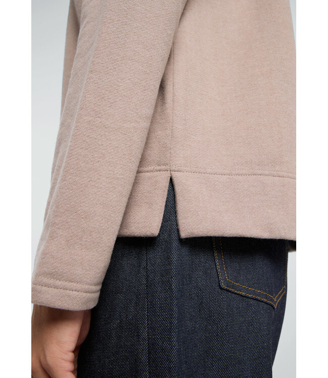 Elbsand Dames sweatshirt arvid silver sand melange