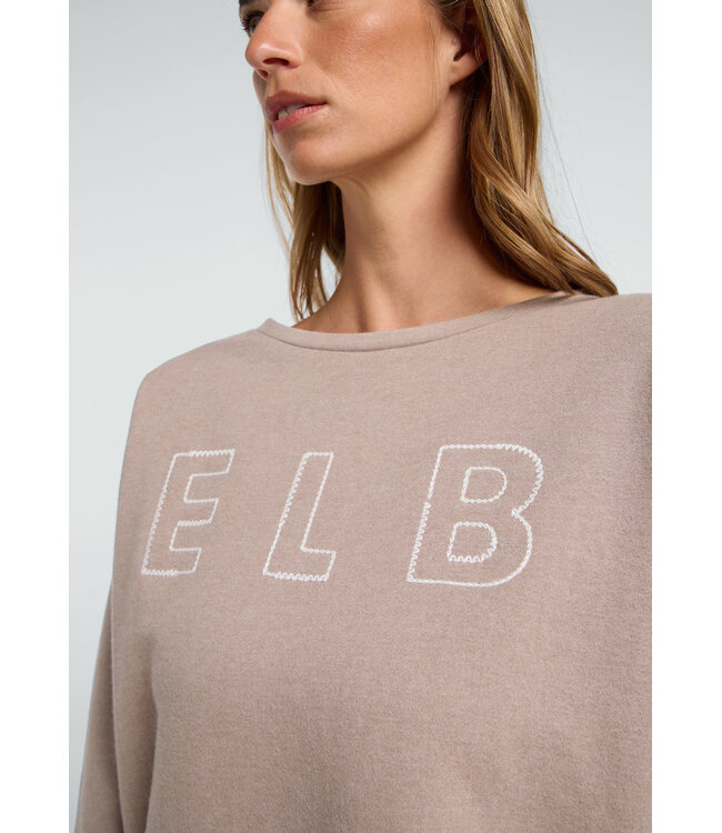 Elbsand Dames sweatshirt arvid silver sand melange