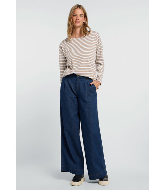 Elbsand Dames t-shirt gestreept tooske