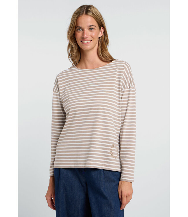 Elbsand Dames t-shirt gestreept tooske