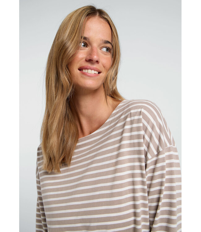 Elbsand Dames t-shirt gestreept tooske