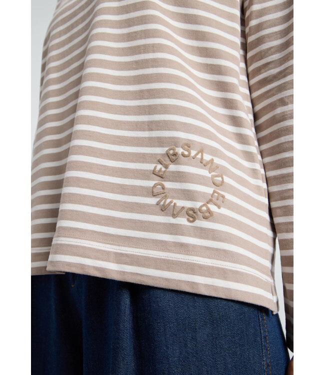 Elbsand Dames t-shirt gestreept tooske