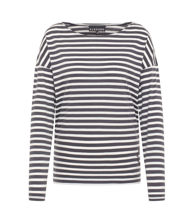 Elbsand Dames t-shirt gestreept tooske