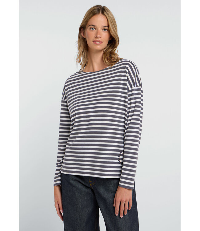 Elbsand Dames t-shirt gestreept tooske