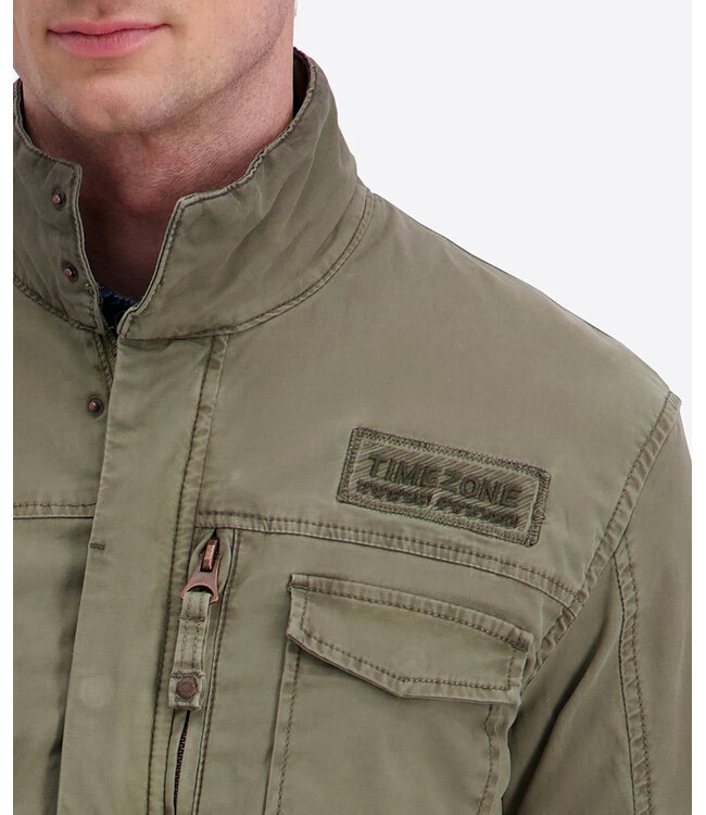 Timezone Heren Fieldjacket light khaki
